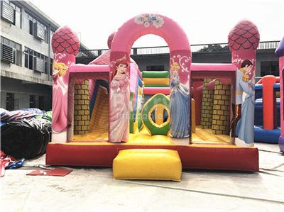 New Design Cheap Commercial Princess Inflatable Combo For Sale BY-IC-045